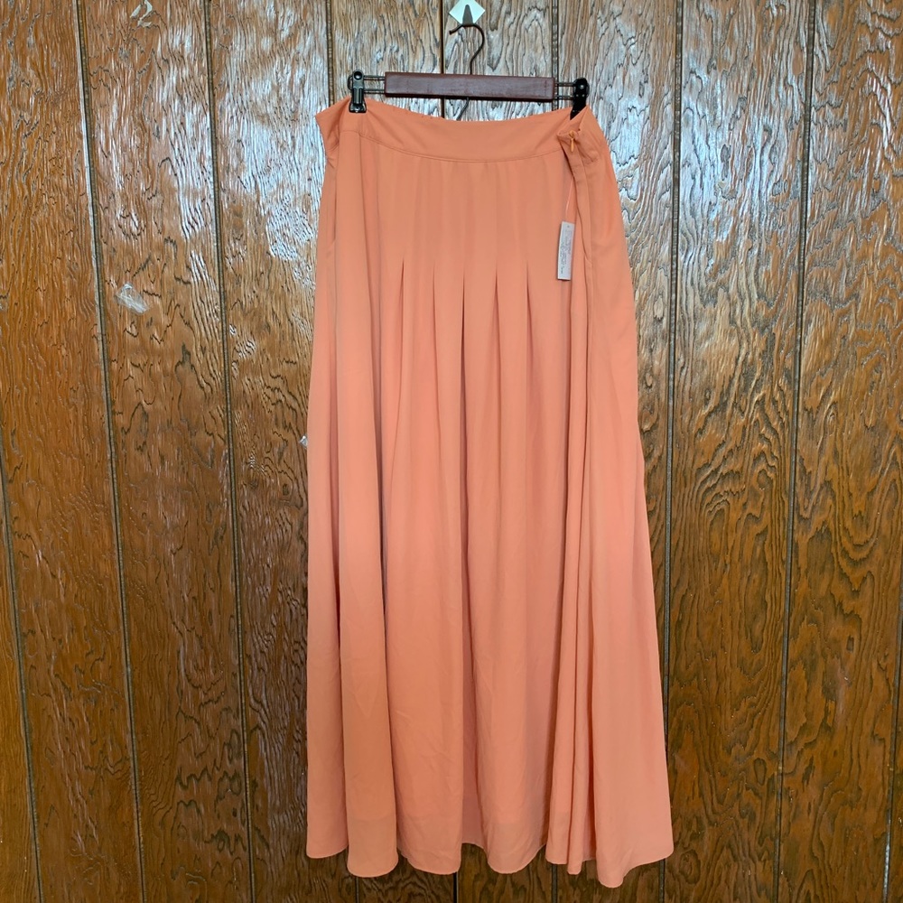 Melissa Mccarthy Seven7 Apricot Maxi Skirt Size 1X